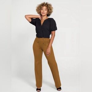 Betabrand Atlantic pant- camel/khaki- size XL long